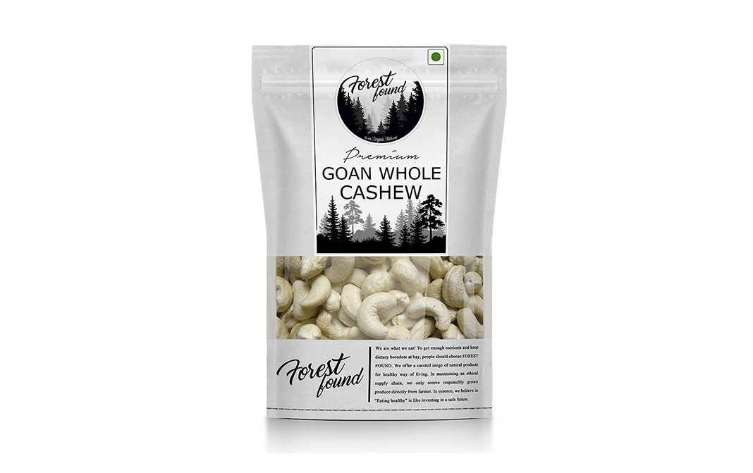 Forest Found Premium Goan Whole Cashew   Pack  250 grams